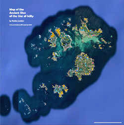 Map of the Ancient Sites on the Isles of Scilly - click to view on Google Maps
