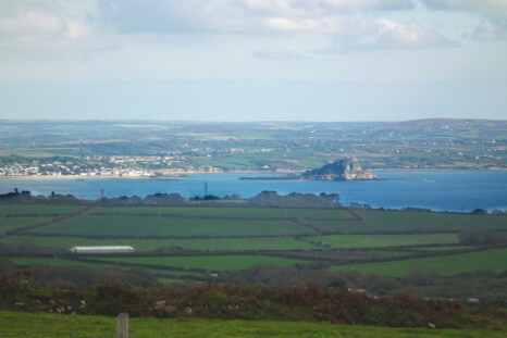 St Michael's Mount from Caer Bran