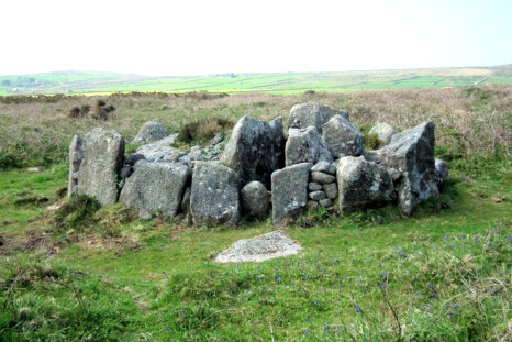 Bosiliack Barrow, an excavated and reconstructed chambered cairn