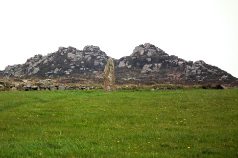 Carn Galva with Men Scryfa in front