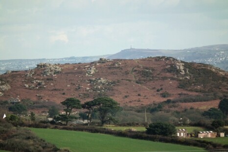 Trencrom Hill with Carn Brea behind