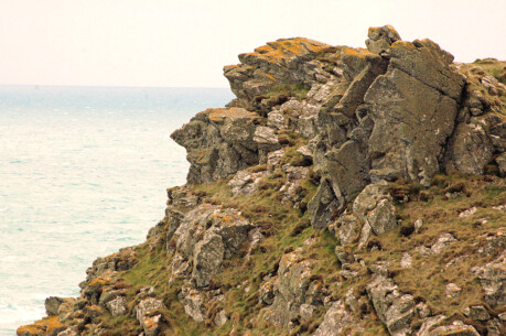Contemplating the view, Cudden Point, Penwith, Cornwall