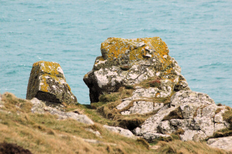 Father and son, between Prussia Cove and Cudden Point, Cornwall