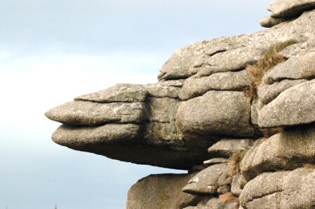 A granite being on Trencrom Hill - natural
