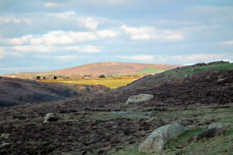 Chapel Carn Brea as seen from Carn Les Boel