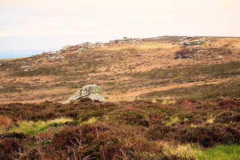 The scene on top of Zennor Hill