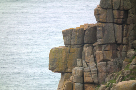 Standing guard against Atlantic incursions, between Carn Boel and Pordenack Point