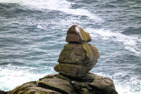 The Irish Lady, Pol Men Du, between Land's End and Sennen, Cornwall