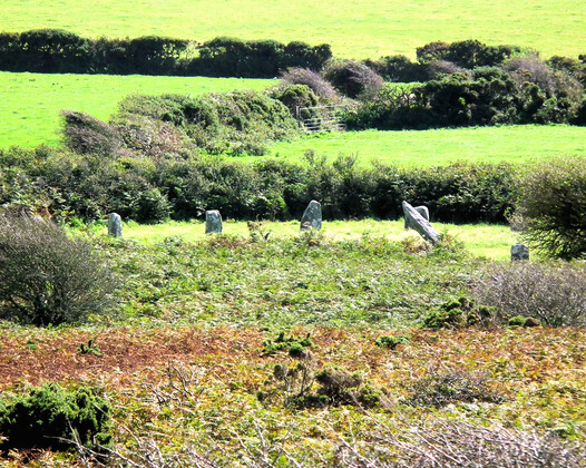 Boscawen-ûn, photographed from Creeg Tol