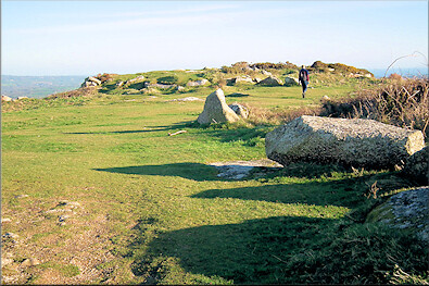 Trencrom Hill - definitely a desirable residence in the iron age